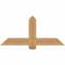 Ekena Millwork Eugene Smooth Timber Gable Bracket, Western Red Cedar, 48"W x 22"H x 1 1/2"D x 5 1/2"F, 11/12 Pitch GBW048X22X0206EUG00SWR - alternate 1